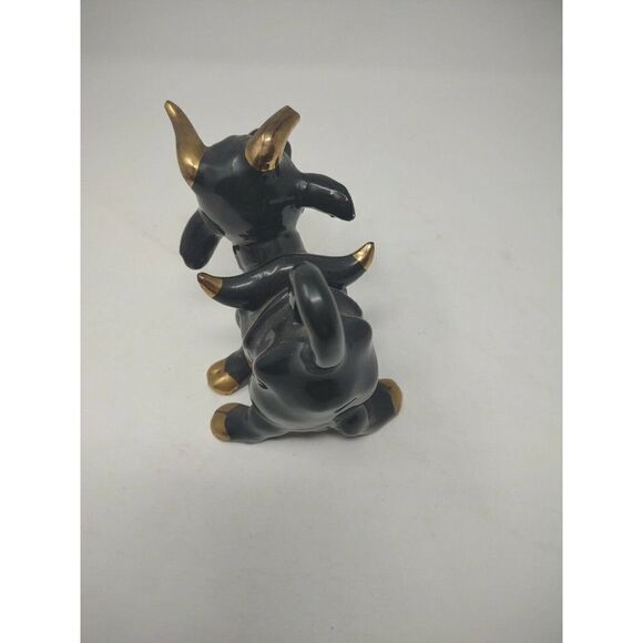 Black Cow With Bell Jewelry Watch Stand Please Read Description for more Details - Picture 4 of 5